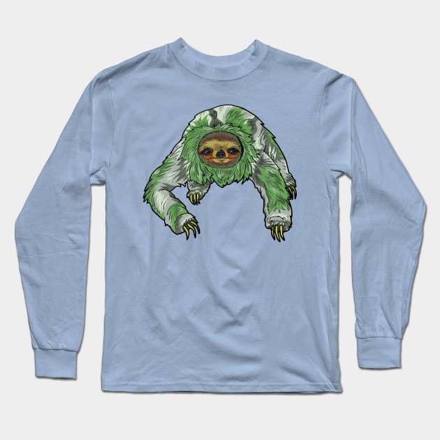 Appalachian Ground Sloth Long Sleeve T-Shirt by GOATSgear